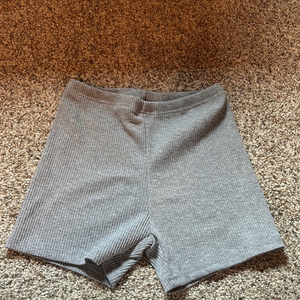 Plain Grey Pajama Shorts